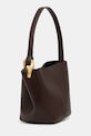 Кожаная сумочка JW Anderson The Jwa Corner Small Bucket HB0740.LA0232 коричневый AW25