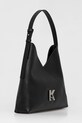 Karl Lagerfeld Jeans poșetă de piele A4W30247 negru AW25