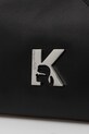 Karl Lagerfeld Jeans poșetă de piele negru A4W30247