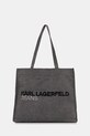 Karl Lagerfeld Jeans torebka jeansowa tekstylny szary A4W50040