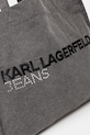 Джинсова сумка Karl Lagerfeld Jeans сірий A4W50040