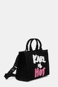 Памучна чанта Karl Lagerfeld Karl Lagerfeld x Paris Hilton A4W50075 черен AW25