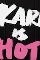 Памучна чанта Karl Lagerfeld Karl Lagerfeld x Paris Hilton черен A4W50075