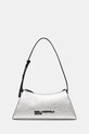 Karl Lagerfeld Jeans torebka aplikacja srebrny A4W30173