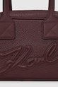 Akcesoria Karl Lagerfeld torebka K/SKUARE A4W30047 bordowy