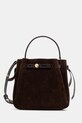 Tory Burch torebka Romy Suede Bucket skóra licowa brązowy 169275.200