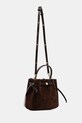 Tory Burch torebka Romy Suede Bucket 169275.200 brązowy AW25