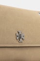 Kožená kabelka Tory Burch Kira Turnlock béžová 169450.200