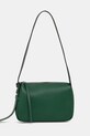 Шкіряна сумочка Tory Burch Romy Small Shoulder лицьова шкіра зелений 176674.302