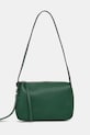 Kožená kabelka Tory Burch Romy Small Shoulder přírodní kůže zelená 176674.302