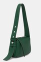 Шкіряна сумочка Tory Burch Romy Small Shoulder 176674.302 зелений AW25