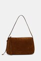 Замшева сумочка Tory Burch Romy Suede Shoulder замша коричневий 177365.200