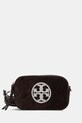 Kožená kabelka Tory Burch Miller Suede Mini semišová kůže hnědá 174301.201