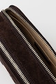 Tory Burch borsa a mano in pelle Miller Suede Mini 174301.201 marrone