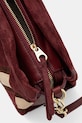 Semišová kabelka Coccinelle BOHEME NEW GEOMET.PATCH E1.T66.58.01.01 burgundské