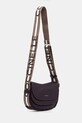 Δερμάτινη τσάντα Coccinelle RAQUEL E1.SQ0.15.03.01 μωβ AW25