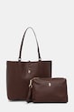 U.S. Polo Assn. poșetă cu două fețe Rogersville incape in A4 maro BIURR8906WVP