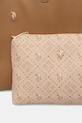U.S. Polo Assn. poșetă cu două fețe Malibu maro BEUM08706WVP