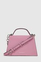Δερμάτινη τσάντα Karl Lagerfeld A4W30033 ροζ AW25