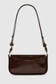 Δερμάτινη τσάντα Karl Lagerfeld A4W30041 μπορντό AW25