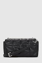 Kožená kabelka Karl Lagerfeld K/KUILT A4W30051 čierna AW25