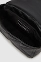 Kožená kabelka Karl Lagerfeld K/KUILT čierna A4W30051