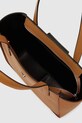 Δερμάτινη τσάντα Karl Lagerfeld καφέ A4W30066
