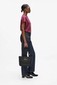 Кожена чанта Karl Lagerfeld A4W30066 черен