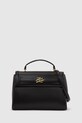 Karl Lagerfeld poșetă de piele nu incape in A4 negru A4W30099