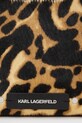 Accesorii Karl Lagerfeld poșetă de piele A4W30123 maro