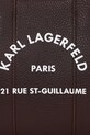 Accesorii Karl Lagerfeld poșetă A4W30266 burgundia