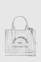 Karl Lagerfeld torebka K/RSG odpinany pasek srebrny A4W50059