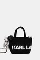 Τσάντα Karl Lagerfeld υφασμάτινο μαύρο A4W50064