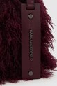 Accesorii Karl Lagerfeld poșetă A4W30078 burgundia