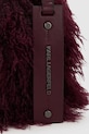 Accesorii Karl Lagerfeld poșetă K/WEAVE A4W30078 burgundia