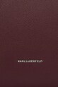 Accesorii Karl Lagerfeld poșetă A4W30119 burgundia