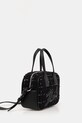 Karl Lagerfeld torebka z dodatkiem wełny A4W30259 czarny AW25