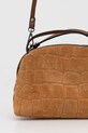 Accesorii Gianni Chiarini geantă de mână din piele întoarsă ALIFA BS.8255.CMCOCCO maro
