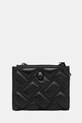 Kurt Geiger London portfel skórzany MINI PURSE KENSINGTON skóra licowa czarny 648500109
