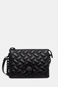 Kurt Geiger London torebka skórzana KENSINGTON skóra licowa czarny 5013100109