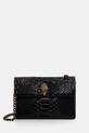 Kurt Geiger London torebka skórzana MINI KENSINGTON nie mieści A4 czarny 5017300719