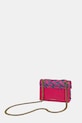 Akcesoria Kurt Geiger London torebka skórzana MINI KENSINGTON 5017657219 różowy