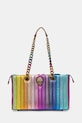 Kurt Geiger London borsa a mano in pelle KENSINGTON pelle fiore multicolore 5019569109