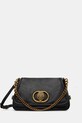 Kurt Geiger London torebka skórzana CHELSEA skóra licowa czarny 5045300189