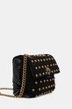 Semišová kabelka Kurt Geiger London KENSINGTON 5023005219 černá AW25