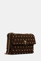 Kurt Geiger London torebka zamszowa KENSINGTON 5023035289 brązowy AW25
