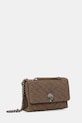 Kurt Geiger London geantă de mână din piele întoarsă KENSINGTON 9959847209 maro AW25