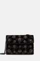 Kurt Geiger London torebka VELVET MINI KENSINGTON tekstylny brązowy 5018331789