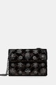 Kurt Geiger London torebka VELVET MINI KENSINGTON tekstylny brązowy 5018331789