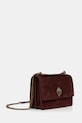Kurt Geiger London torebka zamszowa SHOREDITCH 9540454209 bordowy AW25